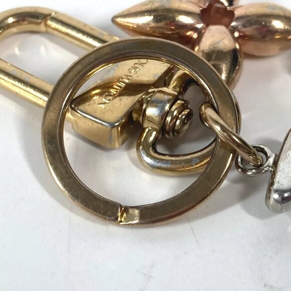 LOUIS VUITTON M68449 LV logo Key Holder-LV New Wave Bag Charm Key Holder - Picture 6 of 8